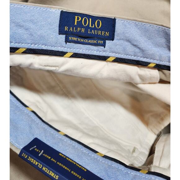 Polo Ralph Lauren Men's 42Tx36 Pants Stretch Classic Fit, Cotton Blend Twill NWT - Picture 8 of 8